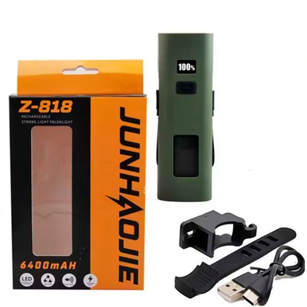 Велофара Z818-2x3W+COB (white+red), Долговечный велосипедный фонарь, Лед фара на велосипед 00016749 фото