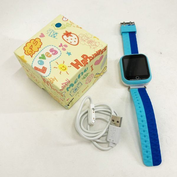 Дитячий розумний годинник з GPS Smart baby watch Q750 Blue, смарт годинник-телефон з сенсорним екраном та іграми 00022447 фото