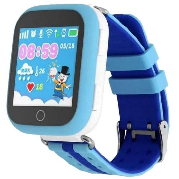 Дитячий розумний годинник з GPS Smart baby watch Q750 Blue, смарт годинник-телефон з сенсорним екраном та іграми 00022447 фото