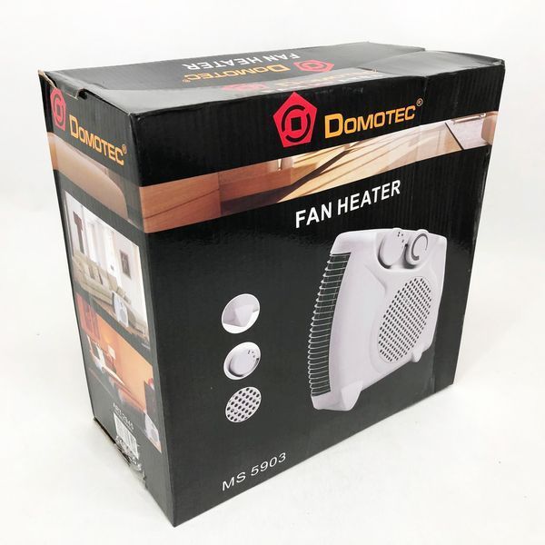 Тепловентилятор Domotec MS-5903 2в1, ветродуйка обігрівач, електрична дуйка, тепловентилятор дуйка 00012519 фото