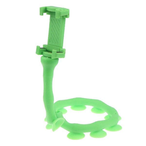 Гибкий держатель для телефона с присосками универсальный Cute Worm Lazy Holder. Цвет: зеленый 00012532 фото