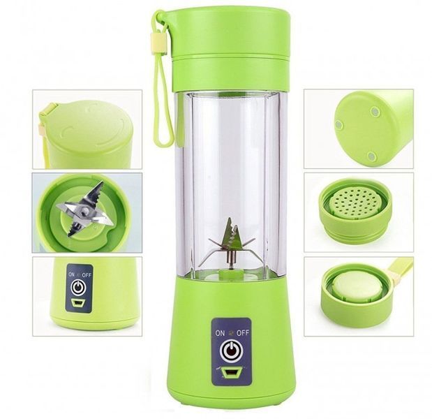 Блендер Smart Juice Cup Fruits USB. Цвет: зеленый 00019574 фото