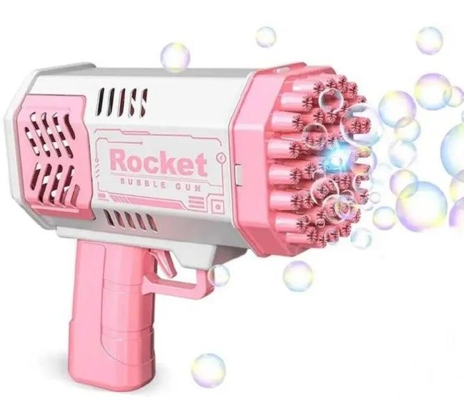 Rocket акумуляторний Пістолет мильних бульбашок синій 00016004 фото