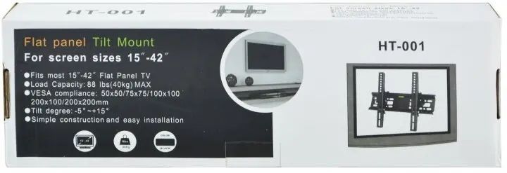 Настенное крепление для телевизора (кронштейн) 15-42" HT-001 00024510 фото