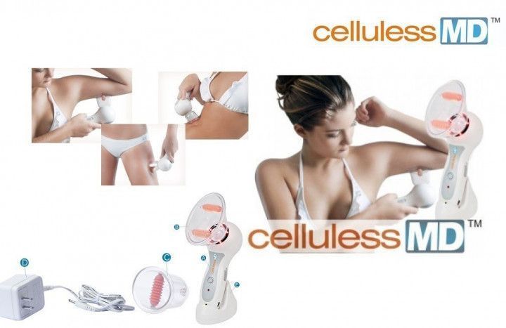 Массажер вакуумный антицеллюлитный Celluless MD NEW вакуумно-роликовый эффективный массажер Целлюлес 00014308 фото