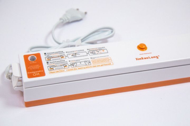 Вакууматор Freshpack Pro вакуумний пакувальник їжі, побутової. Колір помаранчевий 00020279 фото