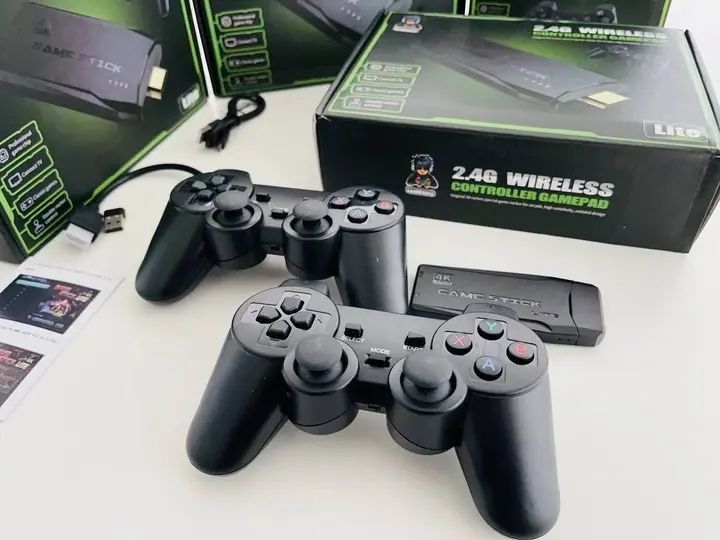Ігрова приставка LITE GREEN HDMI 3535 ігор Dendy, Sega, Аркадні ігри, Game Boy, Nintendo, Atari, PlayStation 1 00017511 фото