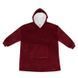 Толстовка плед з капюшоном і рукавами Huggle Hoodie оверсайз. Колір: червоний 00015823 фото 10