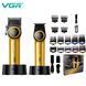 Набор vgr 2 в 1 v-001 v-977 gold, аккумуляторная машинка для стрижки и триммер. цвет: золотой 00014891 фото 1