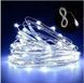 Гирлянда нить Роса от USB, 30м, 300LED + пульт, Холодный белый / Светодиодная новогодняя гирлянда 00024366 фото 2