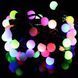 Гирлянда матовый шарик 80led 7м (флеш) rgb, новогодняя бахрама, светодиодная гирлянда, уличная гирлянда 00024754 фото 3