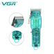 Професійна машинка для стрижки VGR Professional Clipper Transparent Green V-660 00021606 фото 3