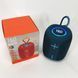 Портативная Bluetooth колонка TG658 8W с RGB подсветкой, аккумуляторная переносная колонка. Цвет: синий 00017246 фото 1
