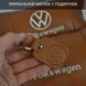 Набор подушек 2шт для автомобиля Volkswagen из натуральной коричневой кожи. Подушки на подголовник 00016772 фото 3