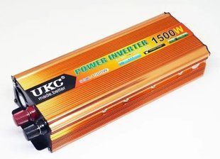 Преобразователь напряжения UKC 1500 Вт 24v 220v инвертор 1500w 24в 220в 00024672 фото