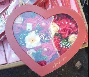 Подарочный набор мыла букет из роз в коробке Love Light Rose Flower 00024434 фото
