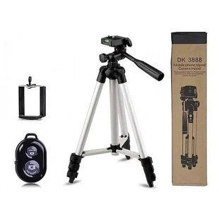 Трипод тренога штатив Tripod DK-3888 с пультом Bluetooth, тренога для фото, штатив маленький 00012637 фото