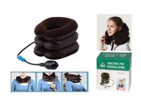 Надувная подушка для шеи, ортопедический воротник tractors for cervical 00015680 фото