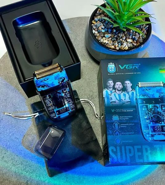 Электробритва VGR V-352 шейвер, двойное лезвие, IPX5, LED Display 00021610 фото