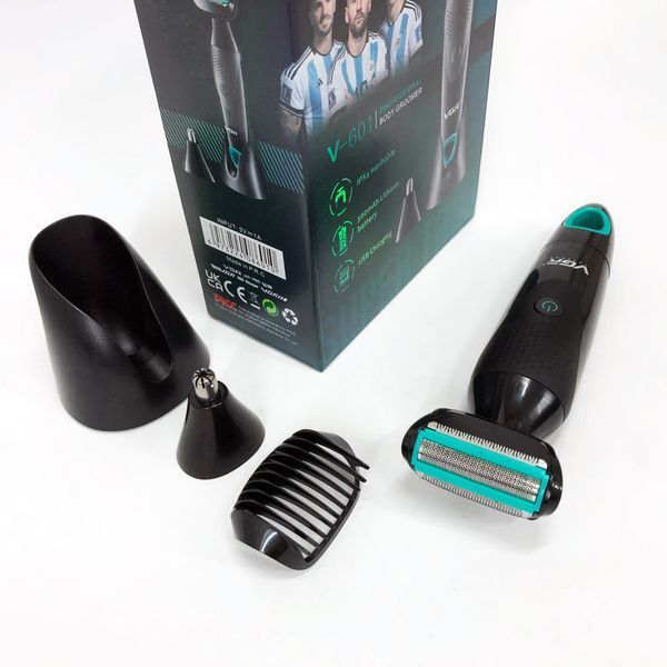 Акумуляторна електробритва для стрижки VGR V-601 від USB бритва електрична з професійною насадками 00014499 фото