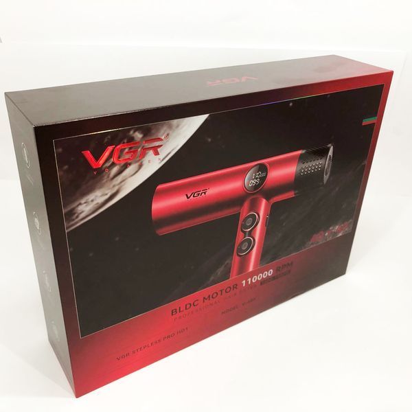 Фен профессиональный VGR V-401 RED 00015331 фото