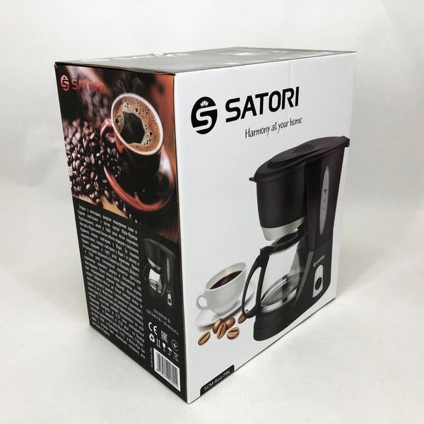 Кофеварка капельная Satori SCM-600-PBL, 650 Вт, Маленькая кофемашина для дома, Маленькая кофемашина 00018988 фото