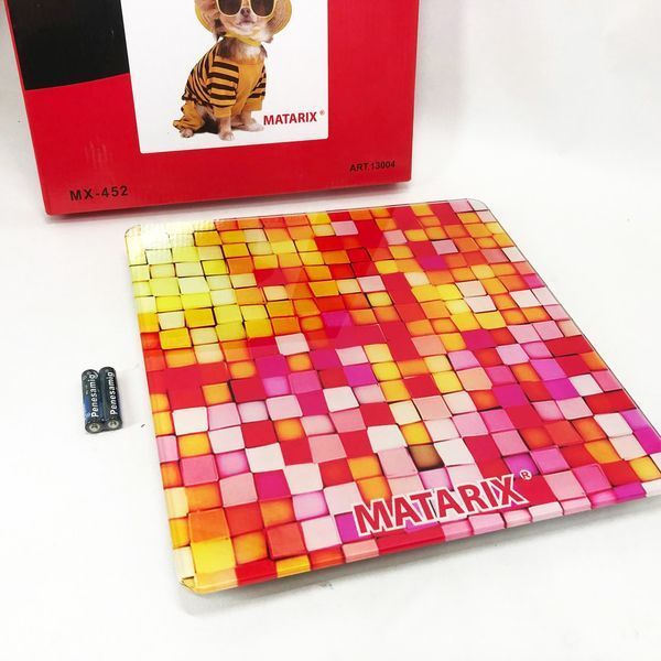 Ваги для підлоги MATARIX MX-452 180 кг, Ваги для вимірювання маси тіла, Електронні ваги мозаїка 00012688 фото