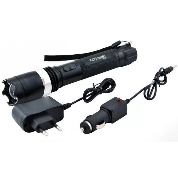 Светодиодный фонарь тактический Police BL-1104 ЗУ 220В + чехол, фонарь ручной тактический 00022900 фото