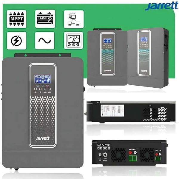 Гібридний інвертор Jarrett JARP-3.2KVA ЧИСТИЙ, 3000 W, 24 V, 1 фаза 00017506 фото