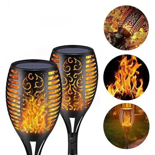 Фонарь садовый светильник на солнечной батарее 80 см Solar flame 00023159 фото