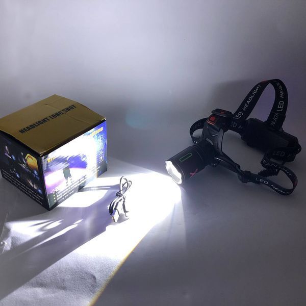 Фонарь налобный NIGHT VISION FLUORESCENCE CT012-P-TG, Фонарь аккумуляторный для рыбалки, Головной фонарик 00022956 фото