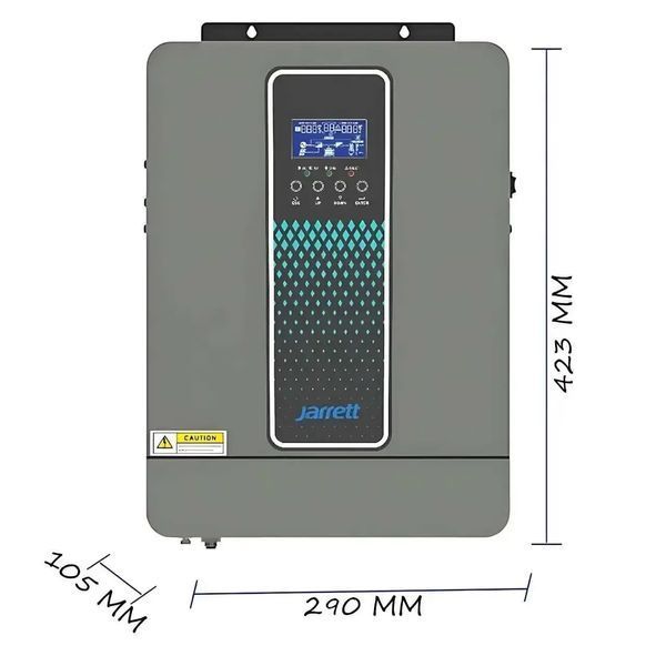 Гібридний інвертор Jarrett JARP-3.2KVA ЧИСТИЙ, 3000 W, 24 V, 1 фаза 00017506 фото