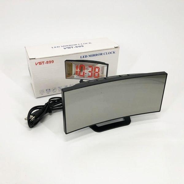 Годинник настільний VST-899-4 USB з зеленим циферблатом, Електронний настільний годинник light 00013298 фото