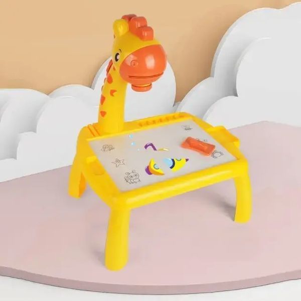 Розовый Детский стол проектор для рисования с подсветкой Projector Painting 24 Детали 00016030 фото