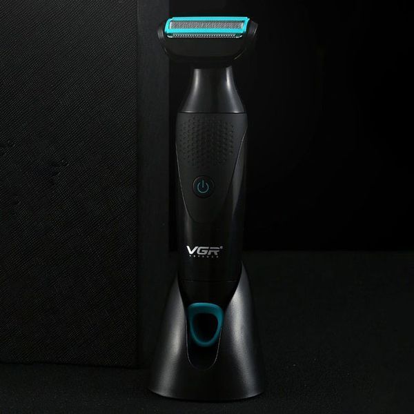 Акумуляторна електробритва для стрижки VGR V-601 від USB бритва електрична з професійною насадками 00014499 фото
