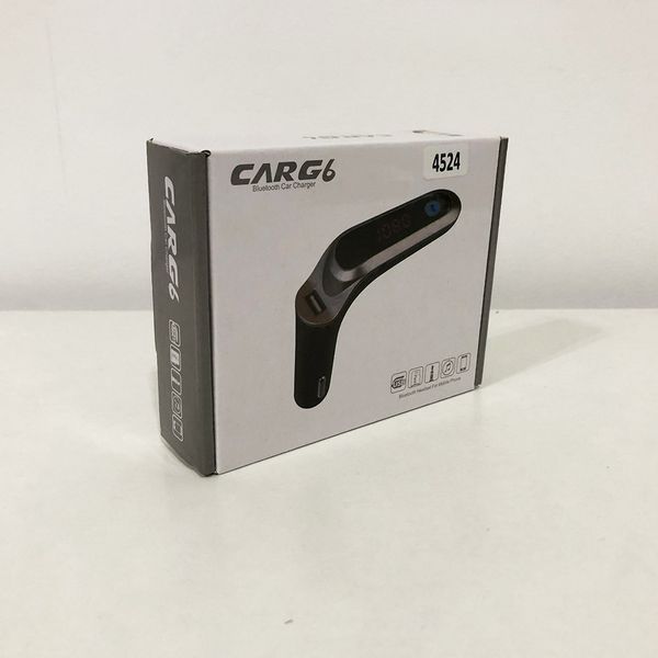 FM модулятор CAR G6 Bluetooth USB AUX MicroSD трансмиттер, FM модулятор для автомобиля. Цвет: золотой 00017009 фото