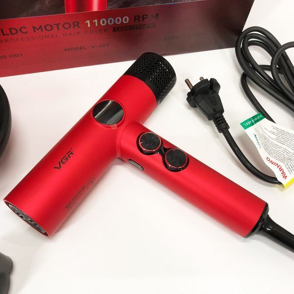 Фен профессиональный VGR V-401 RED 00015331 фото