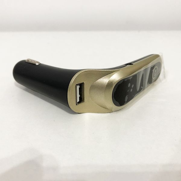 FM модулятор CAR G6 Bluetooth USB AUX MicroSD трансмиттер, FM модулятор для автомобиля. Цвет: золотой 00017009 фото