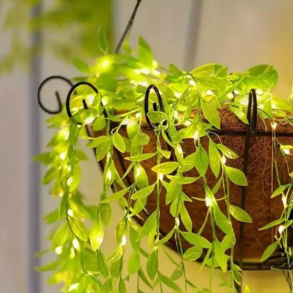 Гірлянда Роса з LED-підсвічуванням "Зелена Верба" ​​2, Тепле світло SF-56 00024760 фото