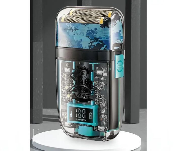 Электробритва VGR V-352 шейвер, двойное лезвие, IPX5, LED Display 00021610 фото