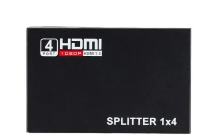 HDMI розгалужувач на 4 порти HDMI SPLITTER 1 in 4 / Чорний 00017583 фото