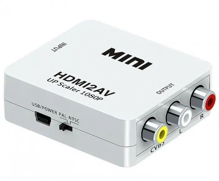 Конвертер HDMI to AV (RCA) Donli av 001 відео та звук (4273) 00018263 фото