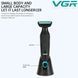 Акумуляторна електробритва для стрижки VGR V-601 від USB бритва електрична з професійною насадками 00014499 фото 9