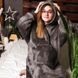 Толстовка плед з капюшоном і рукавами Huggle Hoodie оверсайз. Колір: сірий 00015824 фото 5