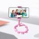 Гибкий держатель для телефона с присосками универсальный Cute Worm Lazy Holder. Цвет: розовый 00012533 фото 9