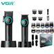 Набор vgr 2 в 1 v-001 v-977 black, аккумуляторная машинка для стрижки и триммер. цвет: черный 00014892 фото 1
