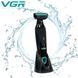 Акумуляторна електробритва для стрижки VGR V-601 від USB бритва електрична з професійною насадками 00014499 фото 3