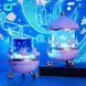 Детский ночник проектор звездного неба Bluetooth Fairy Tale E11 аккумуляторный светильник карусель 6 сменных картинок с LED подсветкой и музыкой 00016005 фото 3
