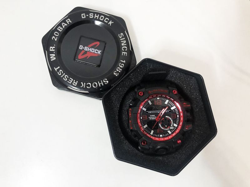 Годинник наручний G SHOCK GG-100B. Колір червоний 00022438 фото
