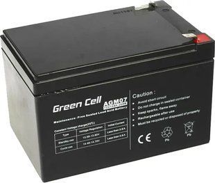 Акумуляторна батарея Greencell AGM 12V 12Ah 00017873 фото